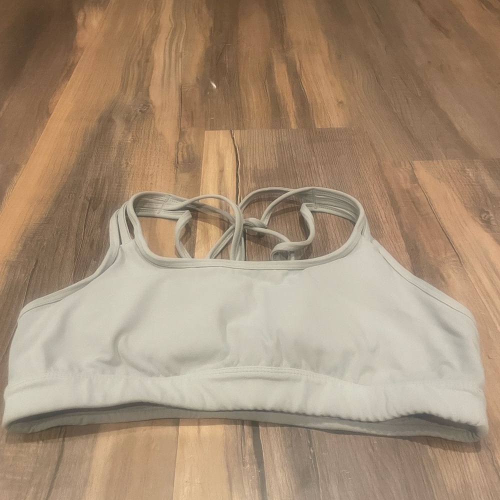 Athleta Light Gray Sports Bra